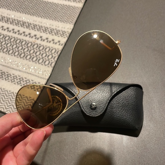 Ray ban Gold Aviators - large metal - Picture 6 of 6